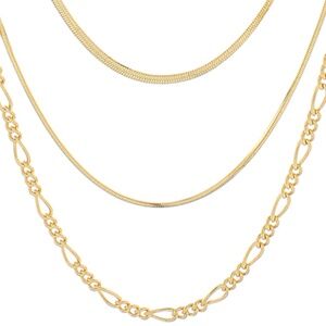 Snake Chain Triple Layer Necklace